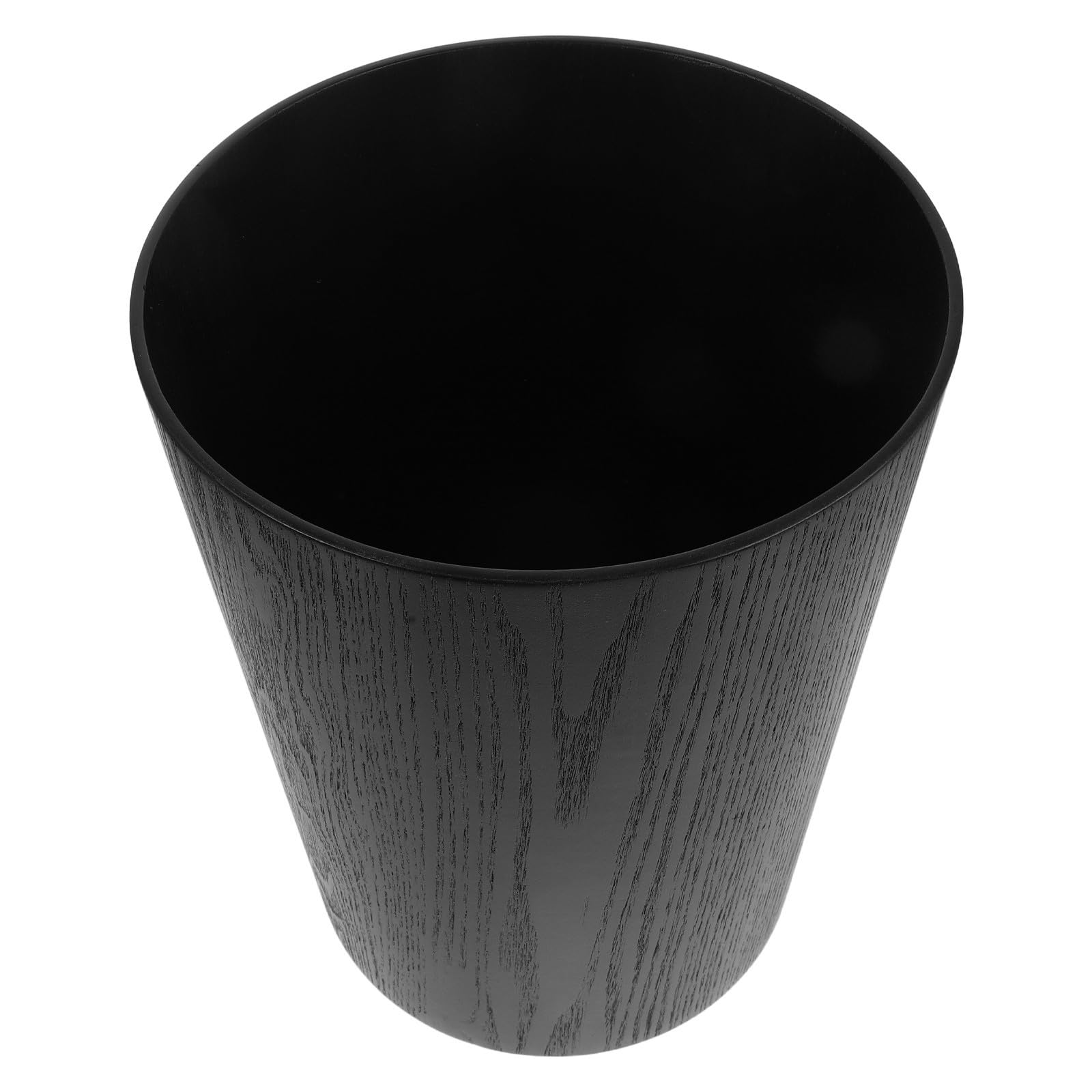Papelera de madera negra de 10l para recogida fácil de residuos 8