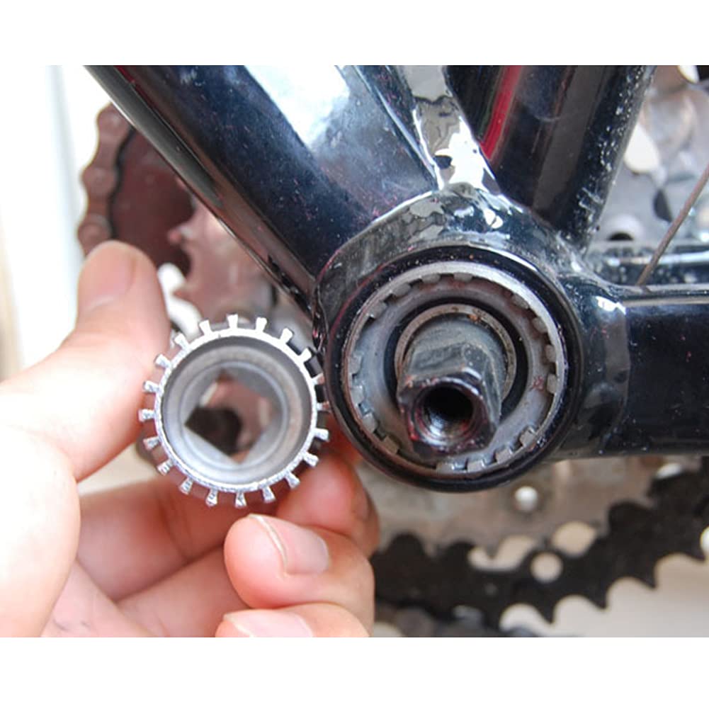 Extracteur De Pédalier De Vélo Bynccea - 24 Mm, 20 Dents, Compatible Shimano, Raccord 1/2"