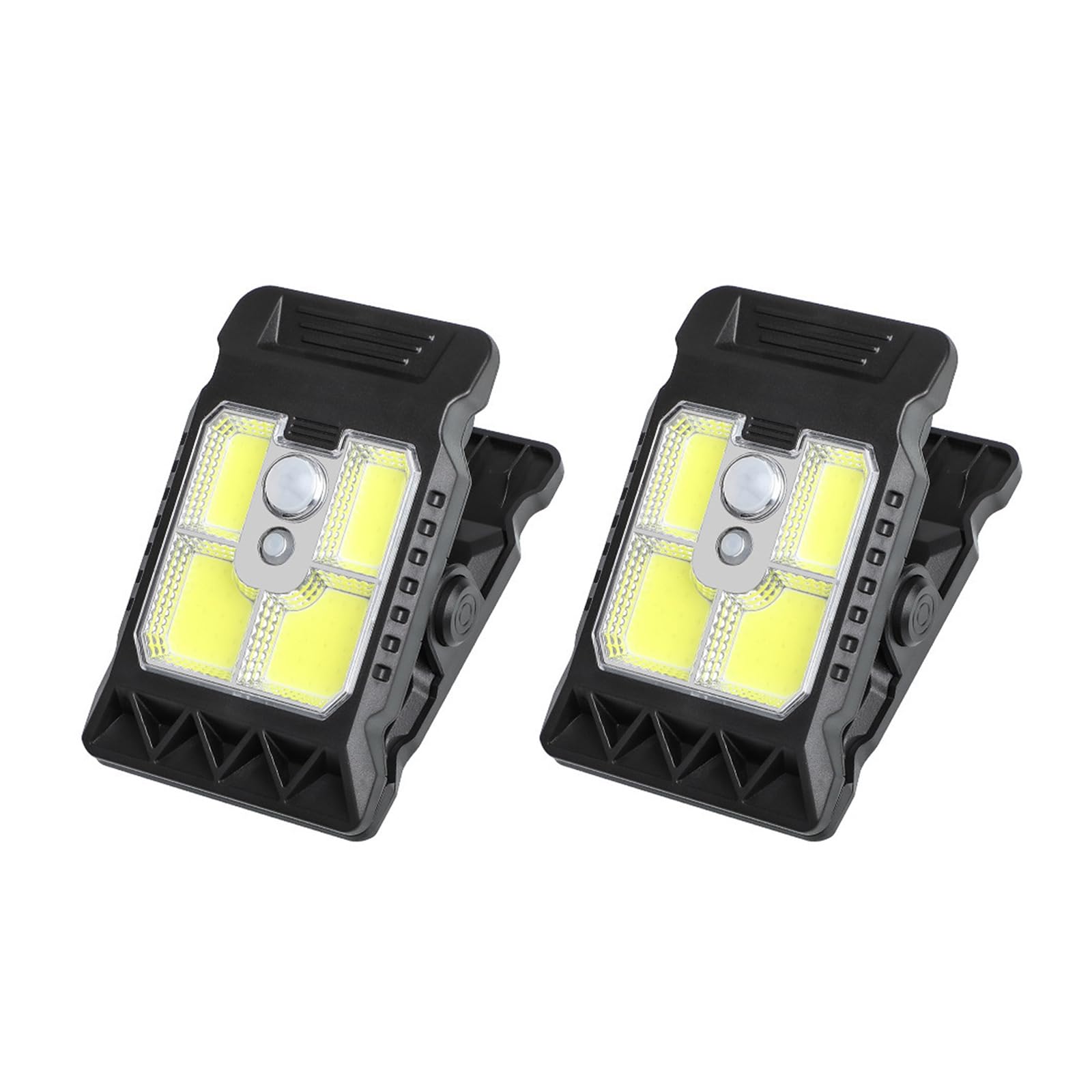 Maxtonser Solar Power Clip On Lamp Motion Detection High Brightness For Outdoor Camping Tent Pathway And Patio Lighting