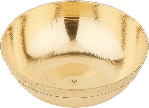 Miniatura 5 de NOBILITY Pooja thali de latón de 7 pulgadas con Kalash Kuber Diya y otros accesorios Ganesh Lakshmi Design Subh Labh Daily Puja Thali Set para