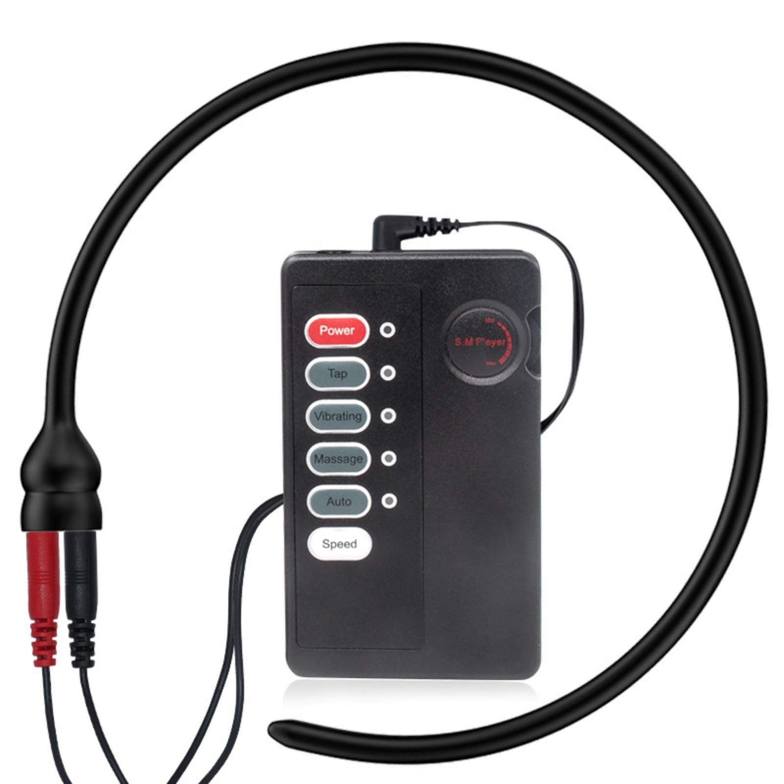Bastone da cavallo elettroshock extra lungo 36 cm - Plug in silicone - Catetere maschile in silicone N14