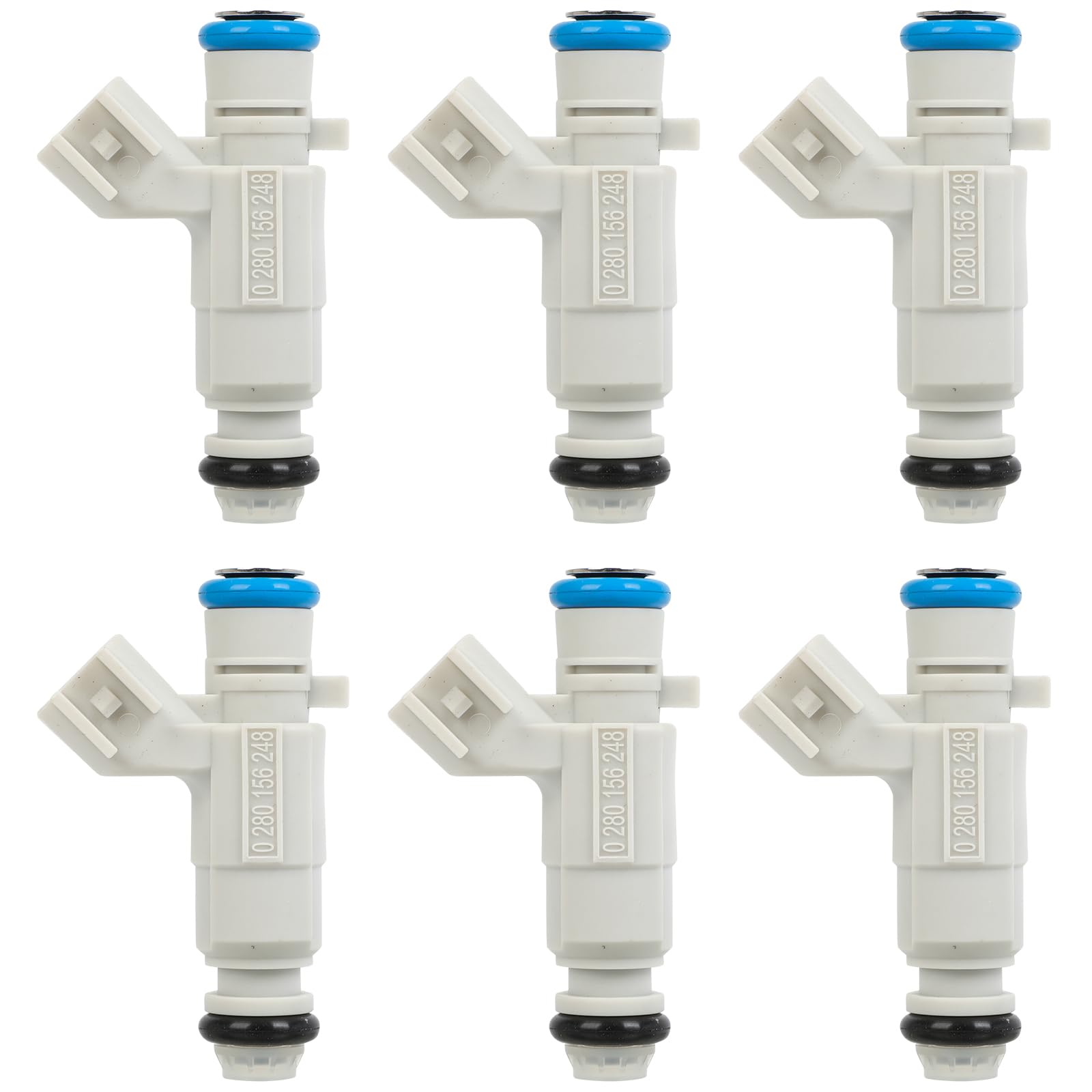 Aintier Automotive engine Fuel Injectors Compatible for 2005-2006 for Cadillac CTS FJ1025, 83211198, 12586373 6Pcs