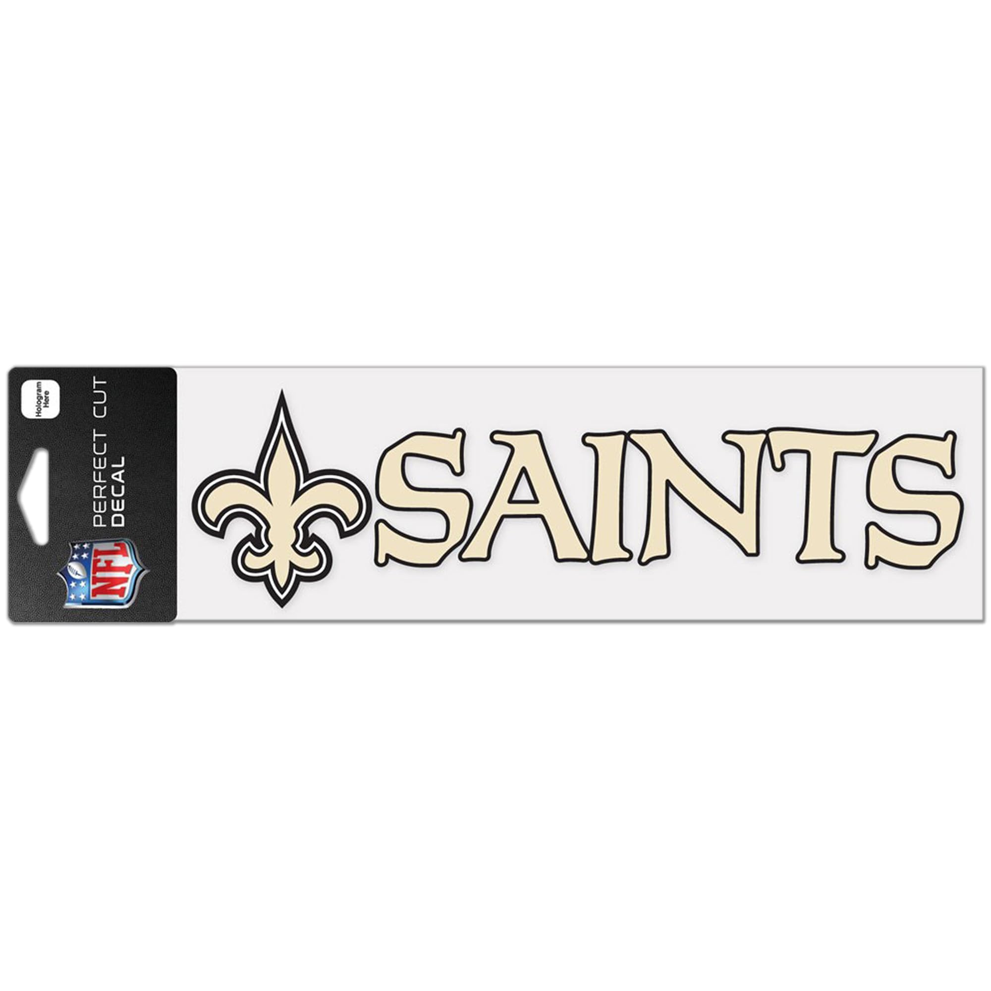 Autocollant New Orleans Saints WinCraft logo NFL résistant extérieurs