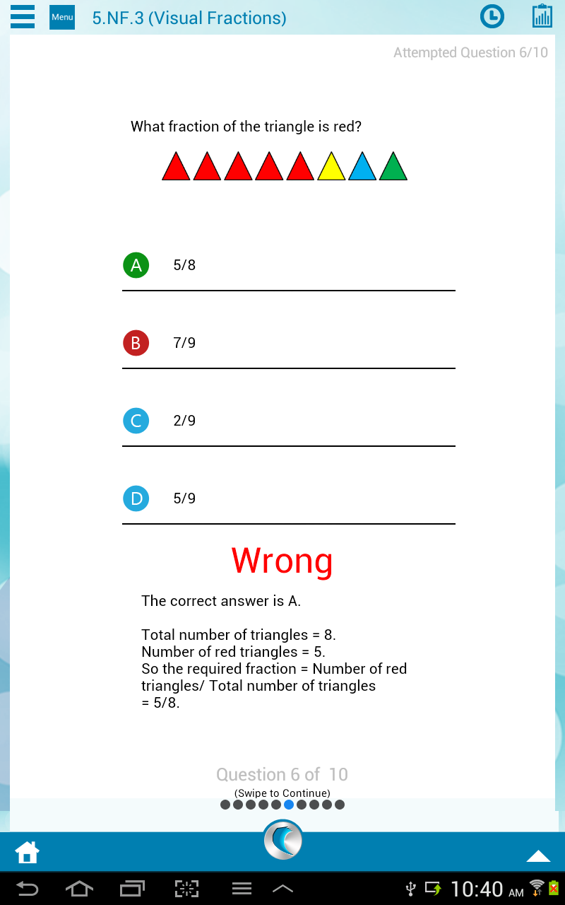 5th Grade Common Core Math by WAGmob - App on Amazon Appstore