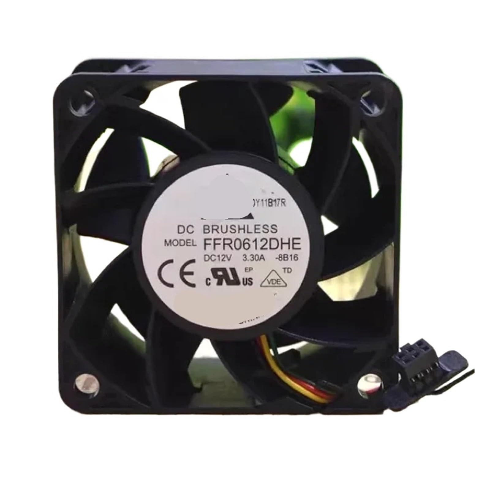 YMUGUEGH Axial flow fan 6038 12V 3.3A 6CM FFR0612DHE cooling fan