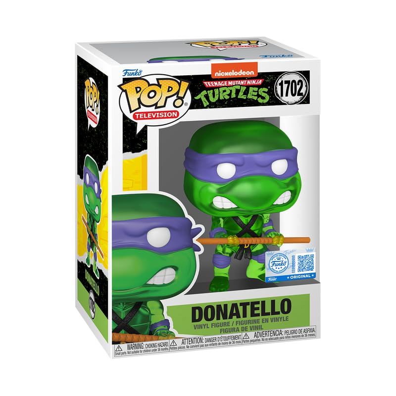 Funko Pop! Television: Teenage Mutant Ninja Turtles - Donatello (Translucent Green Special Edition) #1702