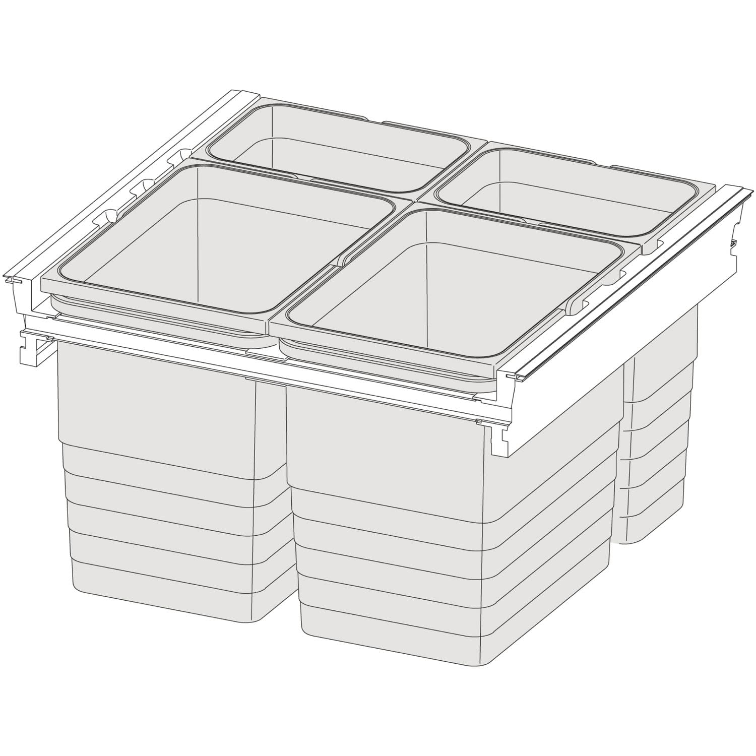 NINKA Eins2fünf 5142.90 42514 Rubbish Bin 26 L with Practical NINKA Eins2fünf 5142.90 42514 Rubbish Bin 26 L with Practical