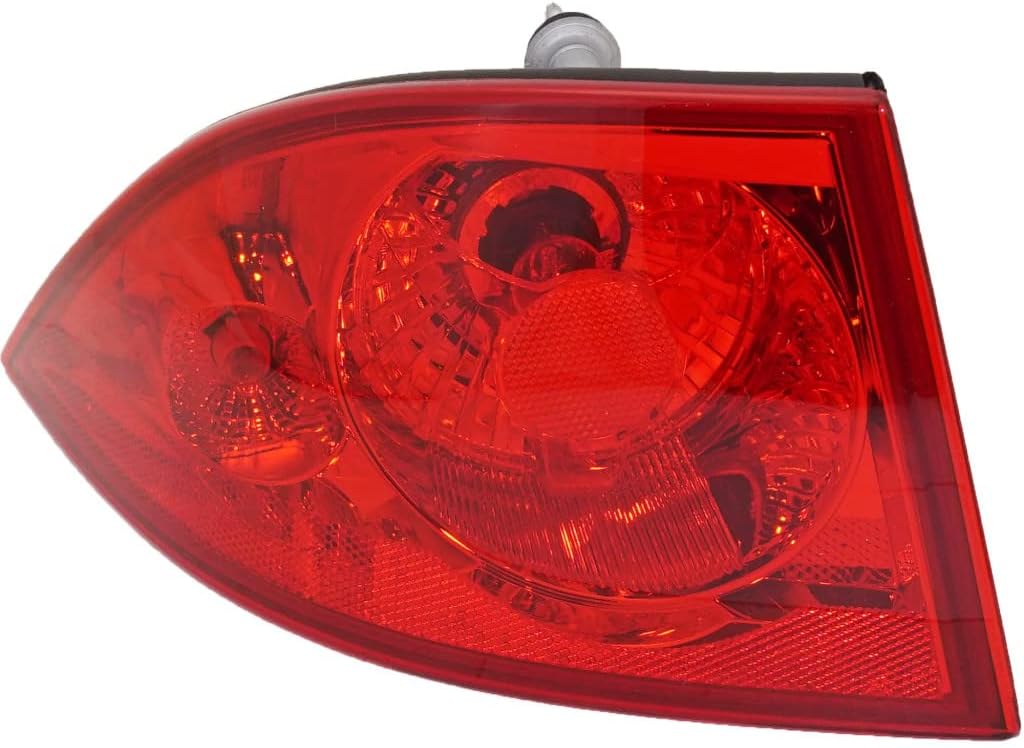 CarLights360 For Buick Lucerne Tail Light Assembly 2006-2011 Driver Side w/Bulbs DOT Certified For GM2818177 | 25927355