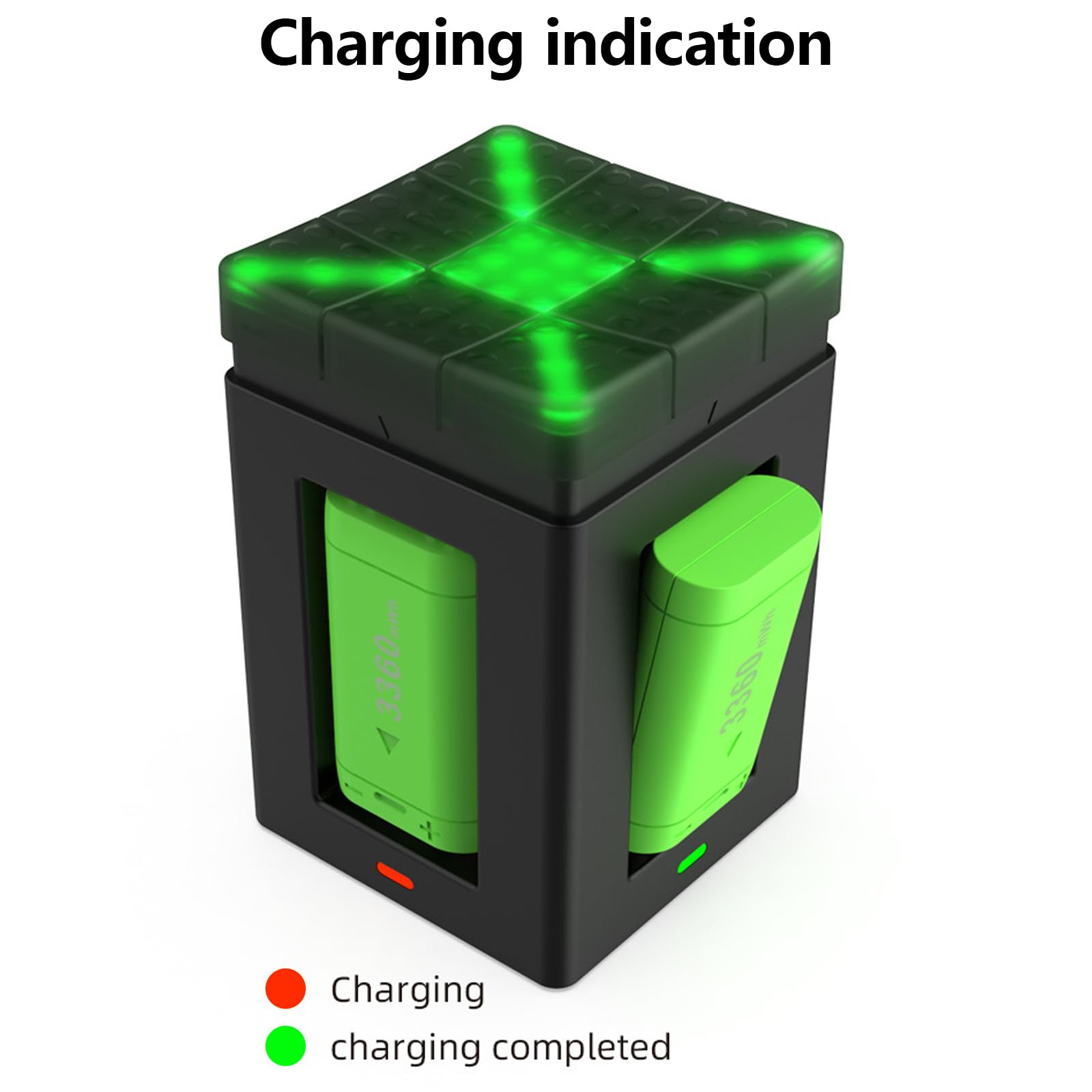Stazione di ricarica per il dock della stazione di alimentazione della batteria ricaricabile del controller del gioco del gioco