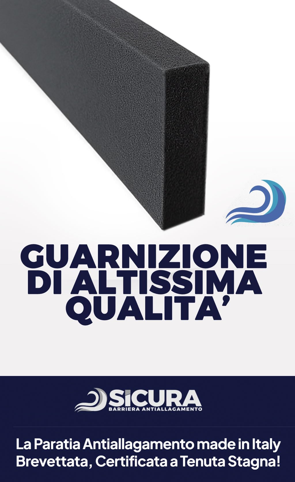 Paratia Antiallagamento Fai da te, Barriera Antiallagamento Fai da te (Per Paratia di altezza 30 cm)