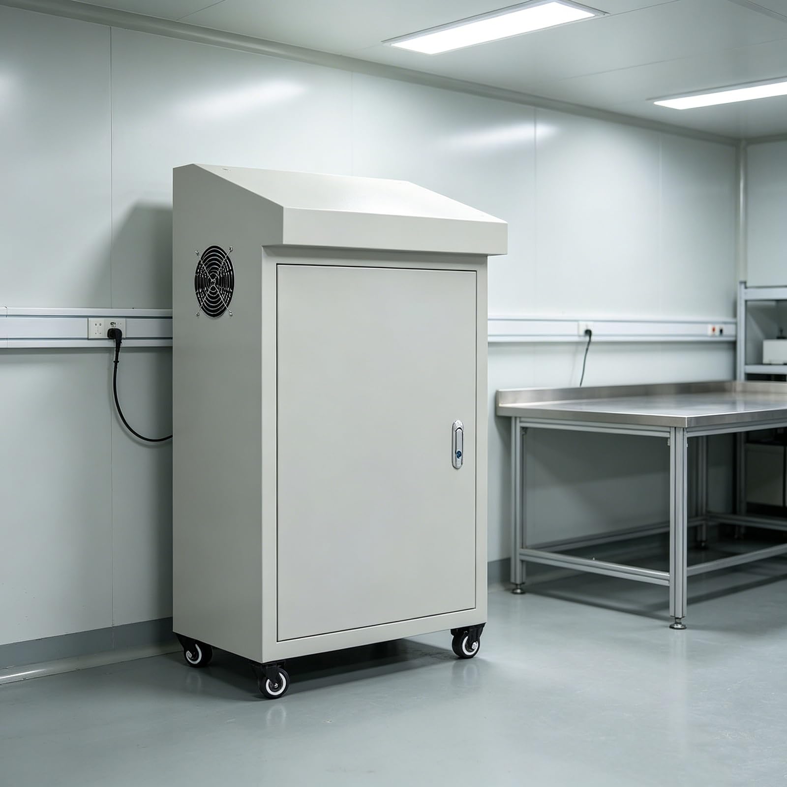 Caja Eléctrica Metálica Estanca, Caja Antipolvo con Cerradura 304 Reforzada