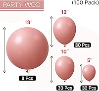 Vista 184 de PartyWoo Nude Balloons 100pcs 12 Inch Apricot Boho Fall Neutral Latex Helium Balloons for Graduation Wedding Anniversary Birthday Boy Baby Shower