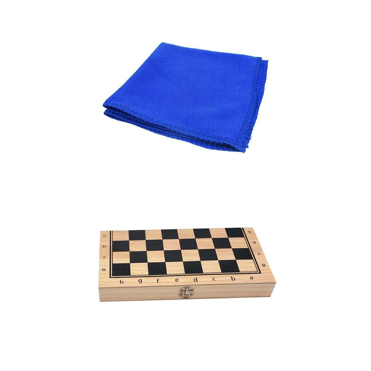 ATORSE Toy Handmade Wood Folding International Travel Chess Set Board Game 29x29cm-Toys & Hobbies-Games-Board & Traditional Games-Contemporary Manufacture-image-34