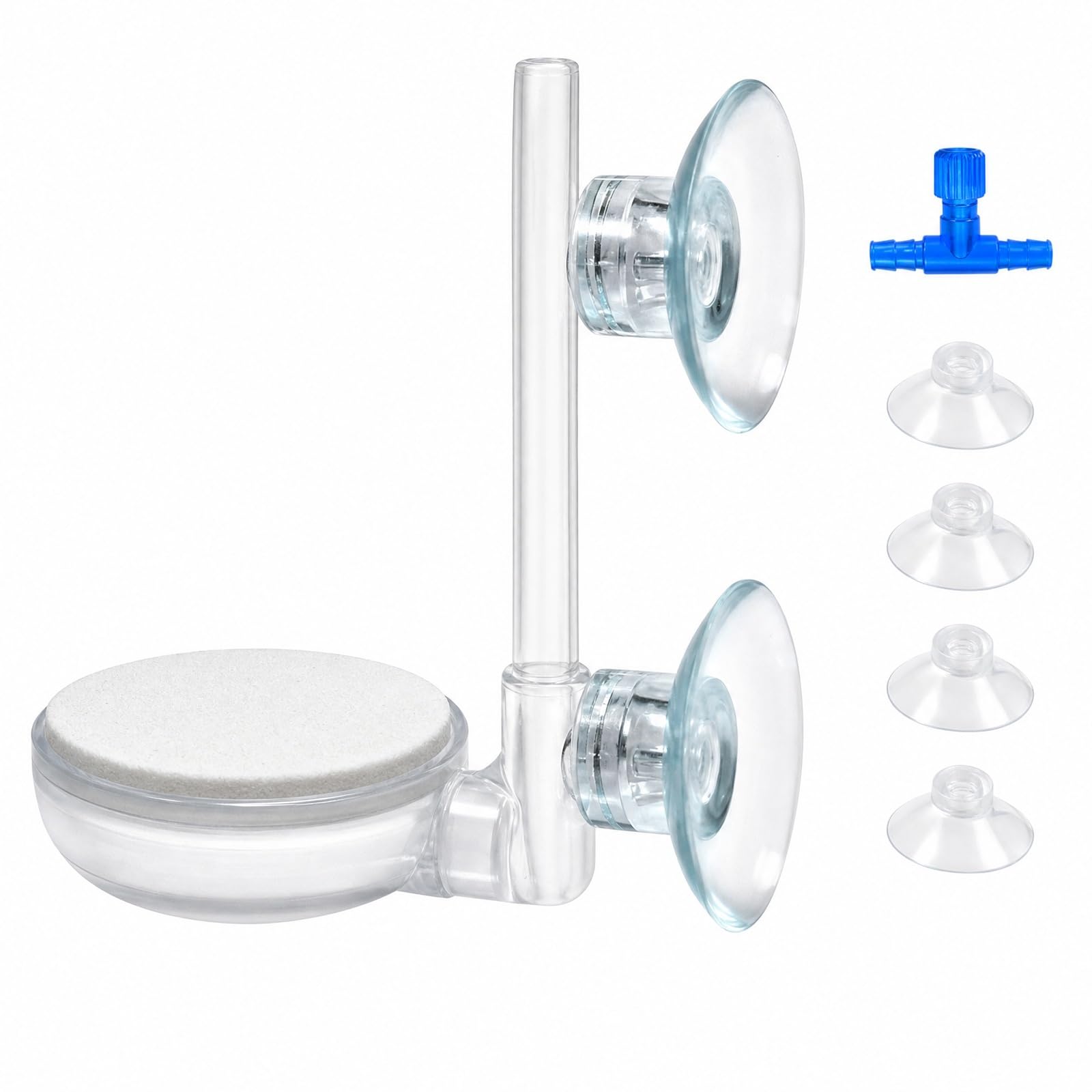 Nano Bubble Disc Aquarium Accessories, 35mm CO2 Diffuser Kit | Planted Aquarium CO2 System, Small Fish Tank Oxygenation, Hydroponics CO2 Generator, Aquarium Accessories for Fish Tank-picture-30