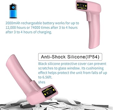 USB Wireless Barcode Scanner,Symcode Handheld Laser 1D Bar Code Reader Scanner (2.4GHz Wireless & USB2.0 Wired) Rechargeable Cordless 1D Barcode Scanner