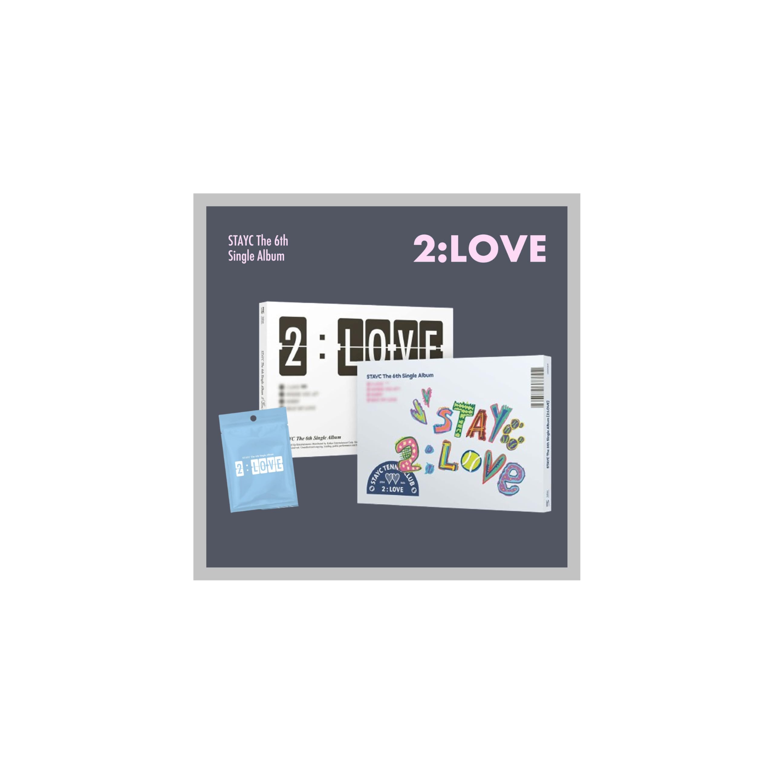 Álbum STAYC 2: LOVE 6º Single: evita copias incompletas con este paquete triple oficial