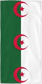 LGHDFYO Flag of Algeria Towel Perfect Travel Gym Camping Towel,Suitable for Trip, Beach, Shower, Backpacking, Pool