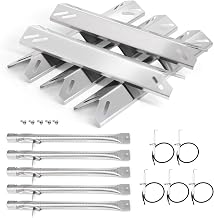 Criditpid GAS9556AS Replacement Parts for Cuisinart 2556, GAS9456AS, GAS2556AS, GAS2456AS, GAS2420AS, GAS1456ASO, GAS1456BSO, Grill Burner Heat Plate for Cuisinart 5 & 4 Burner Gas Grill Parts