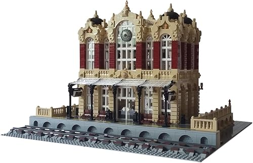 Miniatura 1 de KKXX Kits de bloques de estación central de edificios modulares, juego de juguetes de arquitectura coleccionable MOC compatible con Lego (5602