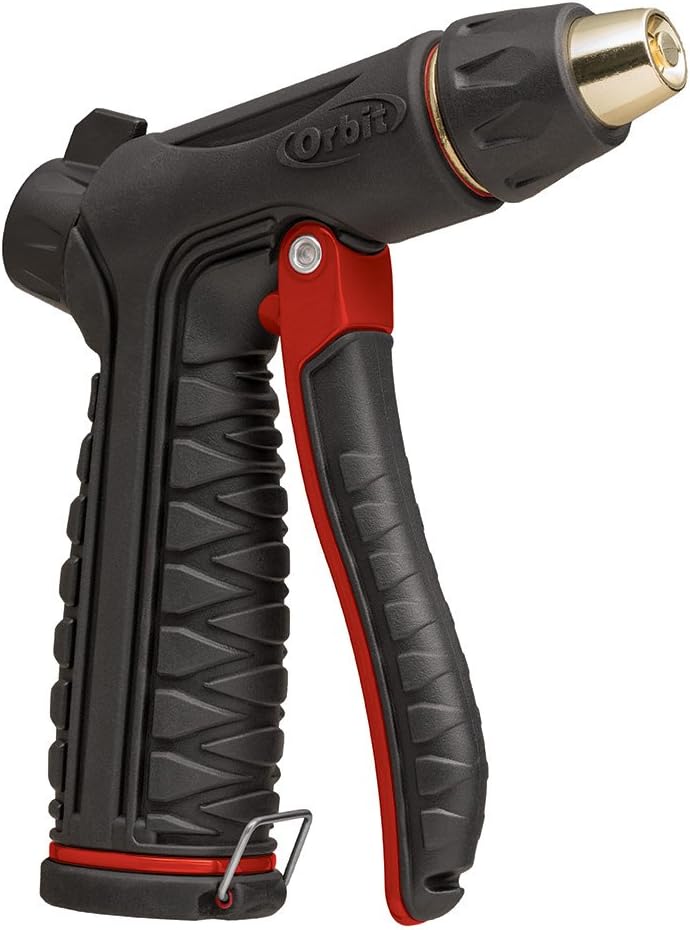 2-Pack Orbit Pro Flo Adjustable Outdoor Hose-End Lawn and Garden Watering Nozzle with Front Trigger