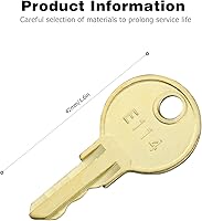 Vista 6 de Llaves para dispensador de papel higiénico E114, 10 unidades E-114 reemplazo de llaves de toalla de papel