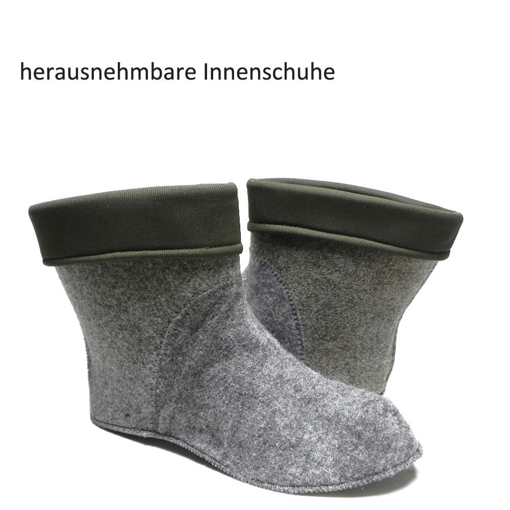 DEMAR Kurze leichte Eva Gummistiefel gefüttert Agro LUX