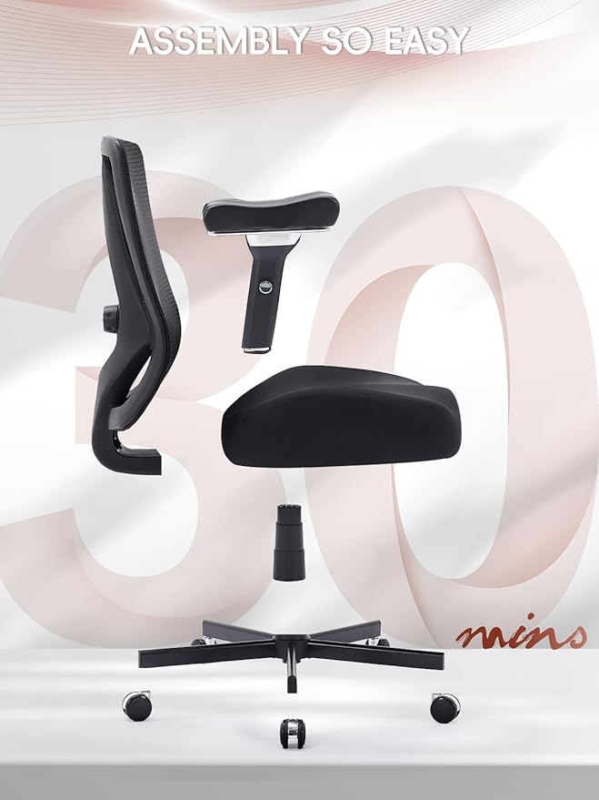 Silla de Oficina Ergonómica Ejecutiva con Respaldo de Malla miniatura 9