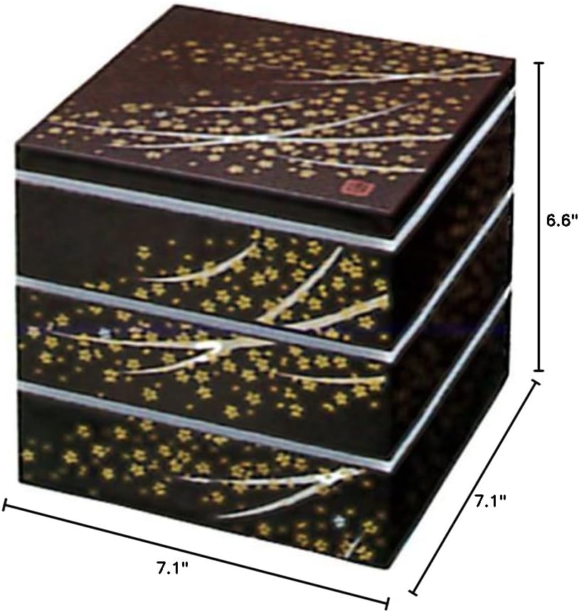 Tiered Box: M14545-8 6.0 Triple Layer (Storage) Haruka (Includes Tapper)