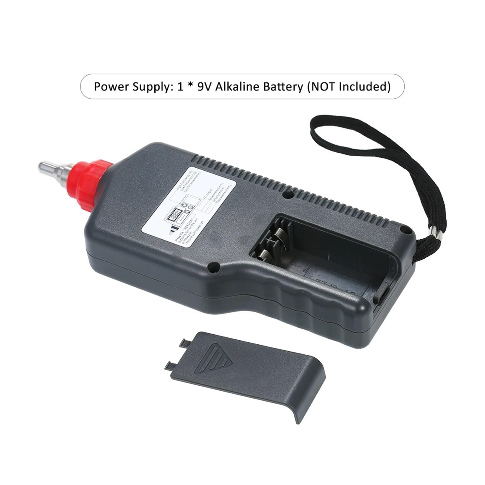 Analizador de vibraciones, Medidor de vibración digital portátil con pantalla LCD Analizador Probador velocidad aceleración salida CA