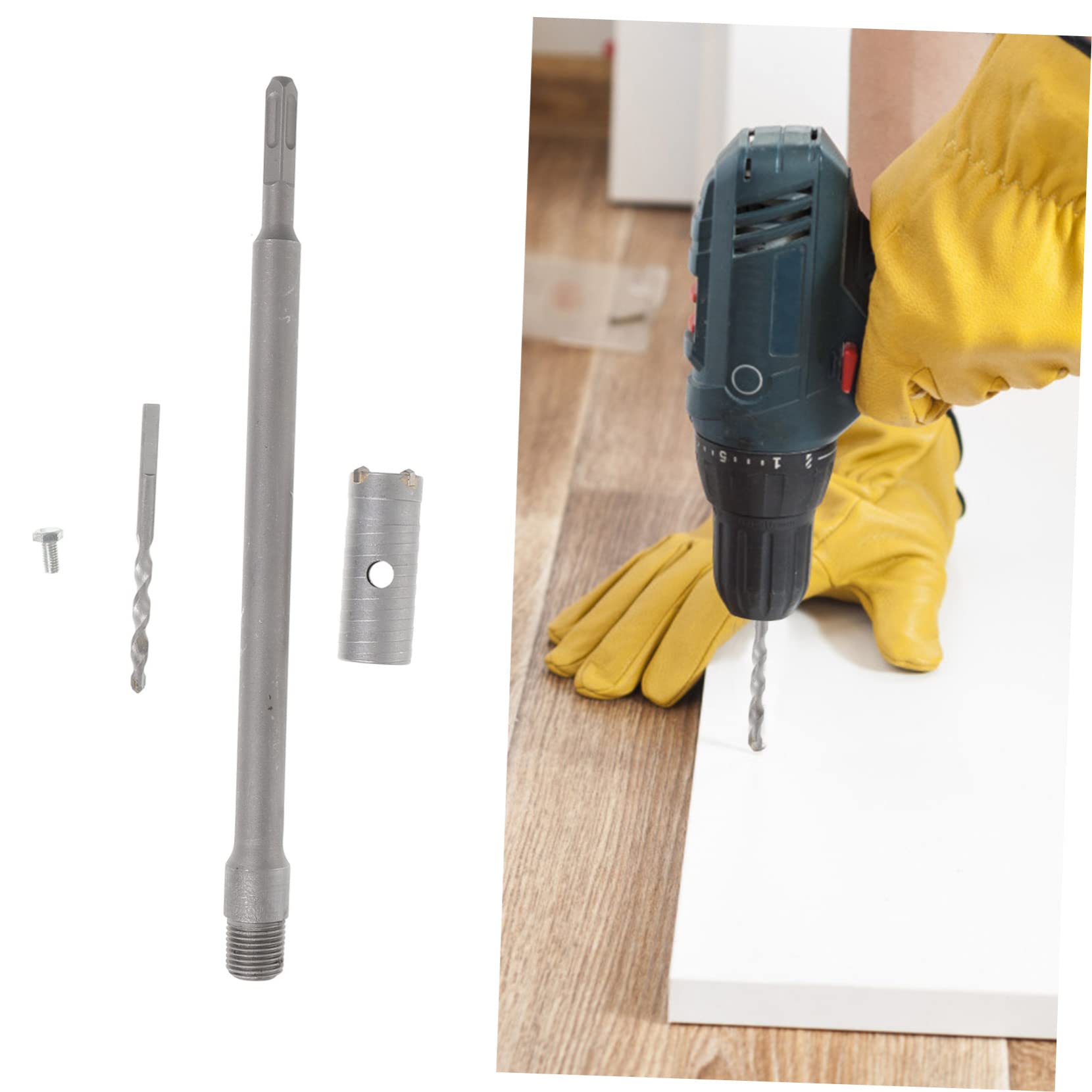 BESTonZON 1juego Brocas Para Hormigón y Paredes De Piedra De De Corte Para Instalación De Aire Acondicionado y Tuberías Brocas Para Taladro Eléctrico