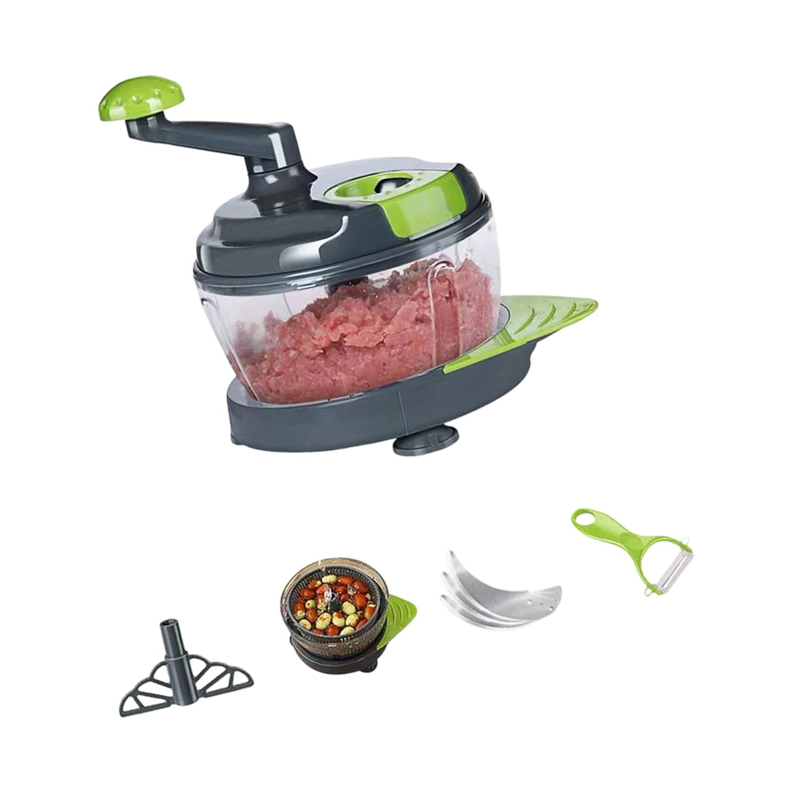 Hachoir à viande manuel multi-usage, robot de cuisine pour légumes et farce maison