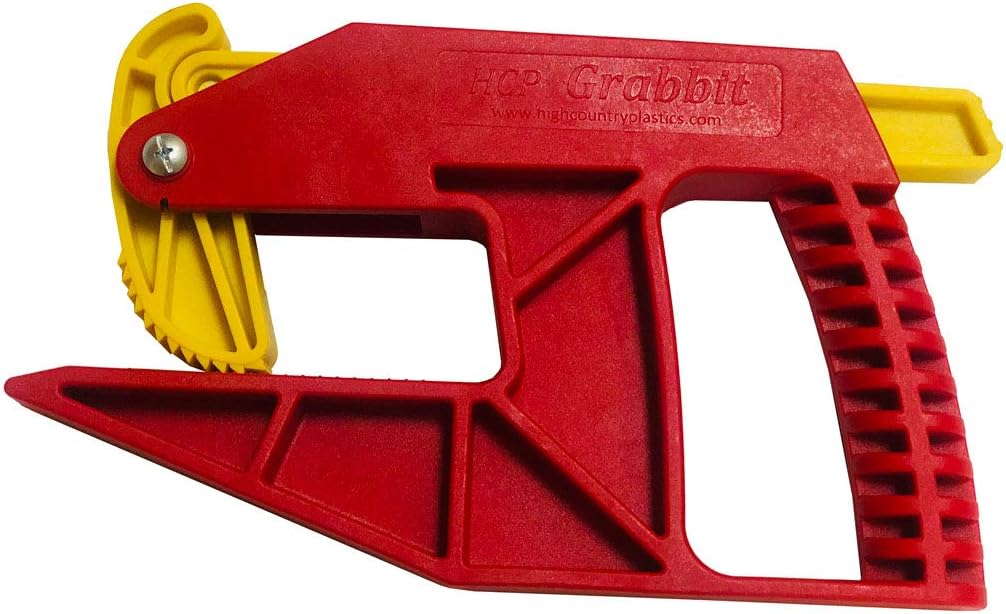Parallax Plastics Ltd Grabbit Hand Grip (One Size) (Red/Yellow)