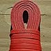 TOFL Leather Straps | 2 Pieces | 72 Inches Long | 1/4 Inch Wide | 1/8 Inch Thick | Baseball and Softball Mitt and Glove Lace, Jewelry, Hanging Pictures, Shelves, Decorating Furniture | Red
