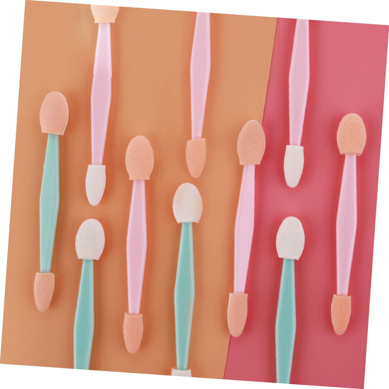 Didiseaon 3 Sets Eyeshadow Applicators Set Double-ended Brush Makeup Brush Kit for Women Easy Application Random Color