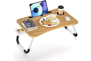 Foldable Laptop Bed Table Tray: A Versatile Portable Workstation for Cozy Work or Play
