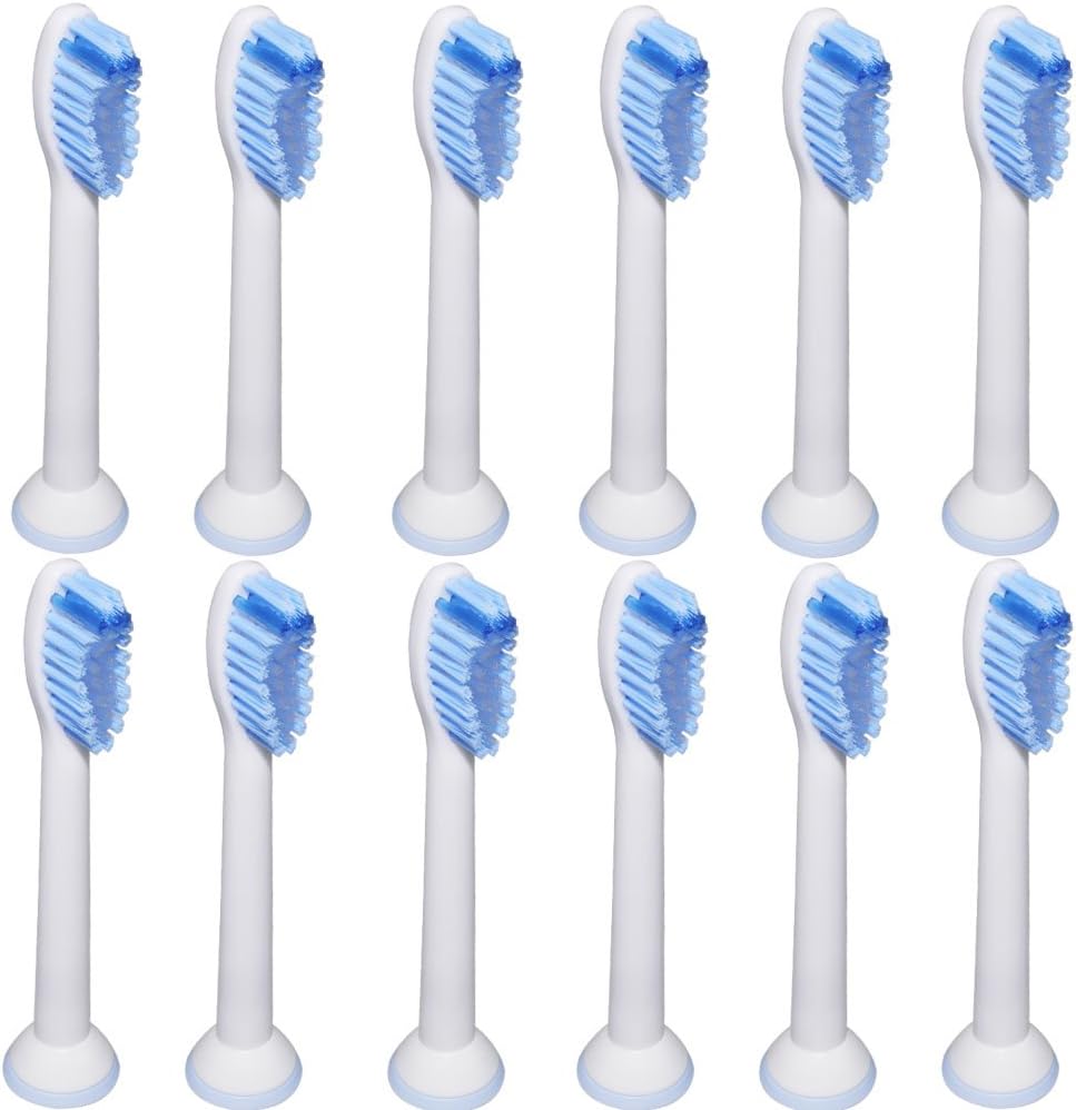 ITECHNIK Toothbrush Heads Replacement for Philips Sonicare Sensitive Heads, Pack of 12