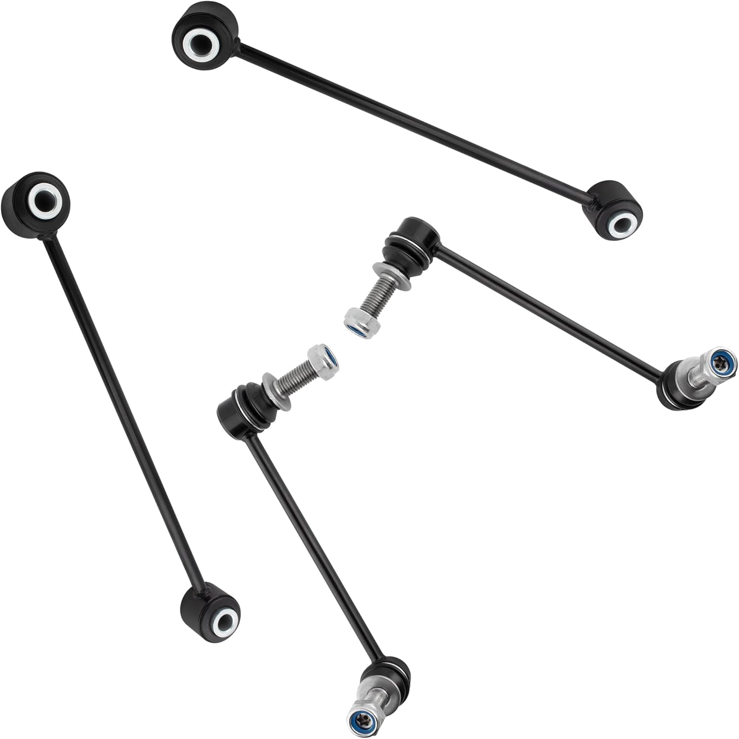 Front Rear Sway Stabilizer Bar Link RWD Suspension Kit for Chrysler 300 05-2019,for Dodge Challenger 2008-2019,for Dodge Charger 2006-2019,for Dodge Magnum 2005-2008 Black K80262 K80822 K80263