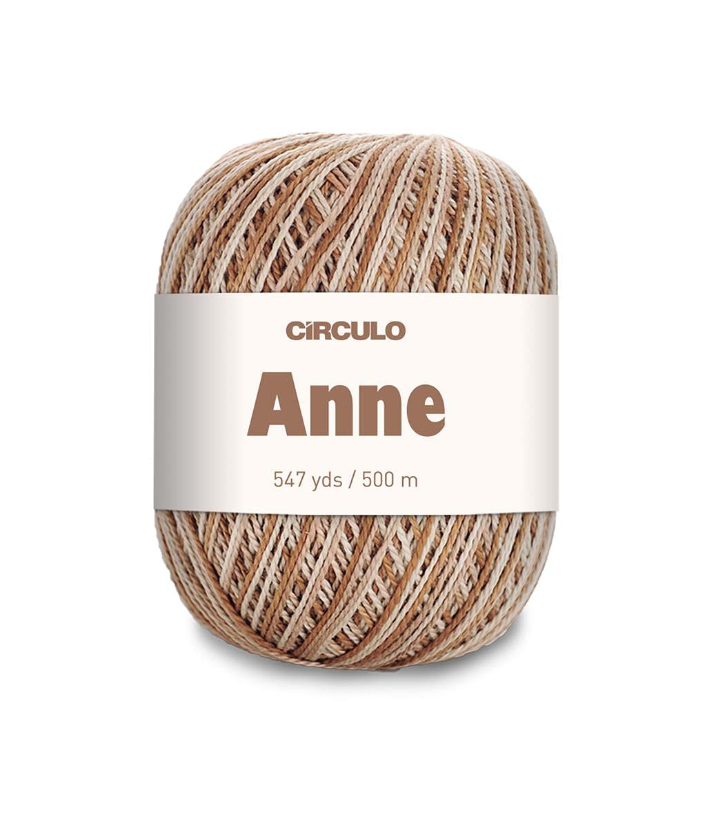 Circulo Anne Yarn 100% Mercerized Cotton 147g - 9435, 547 Yards (Pack of 1)