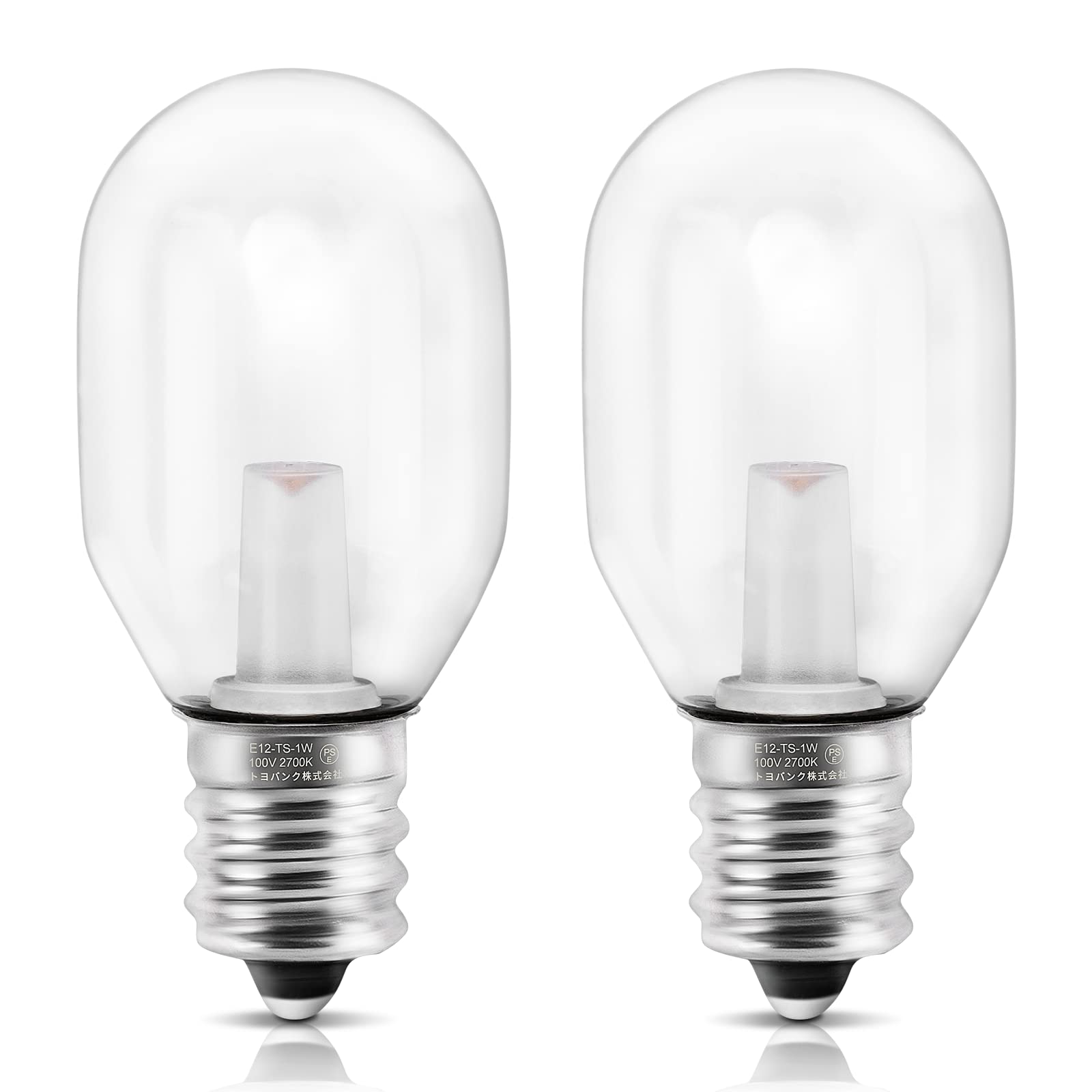 DICUNO LED電球 6個セット×2合計12個 E12 Amazon | DiCUNO LED電球 E12口金 1W ナツメ球 6W相当 電球色 常夜灯