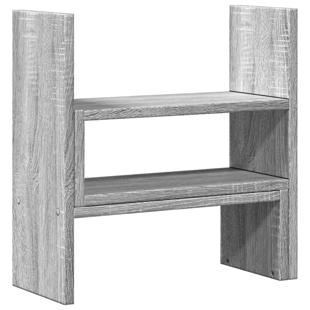 Organizer Scrivania Grigio Sonoma 40x17x41 cm in Truciolato,Organizer da Scrivania,Portaoggetti da Scrivania,Organizer da Scrivania-854765
