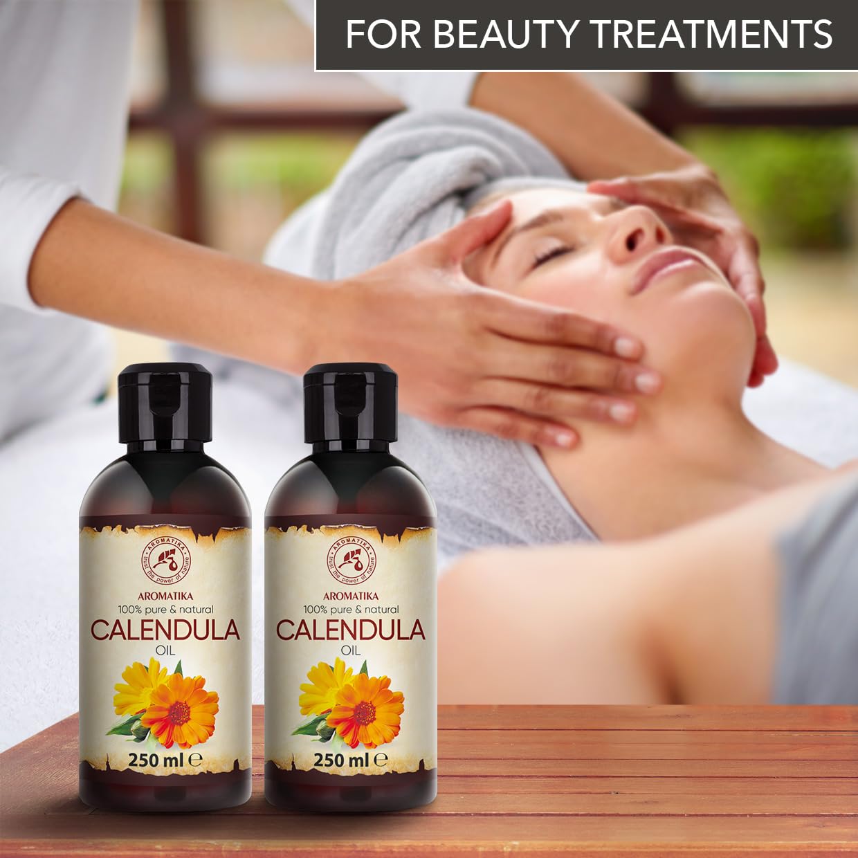 Huile de Calendula 2x250ml - Calendula Officinalis - Huile de Base Corporelle