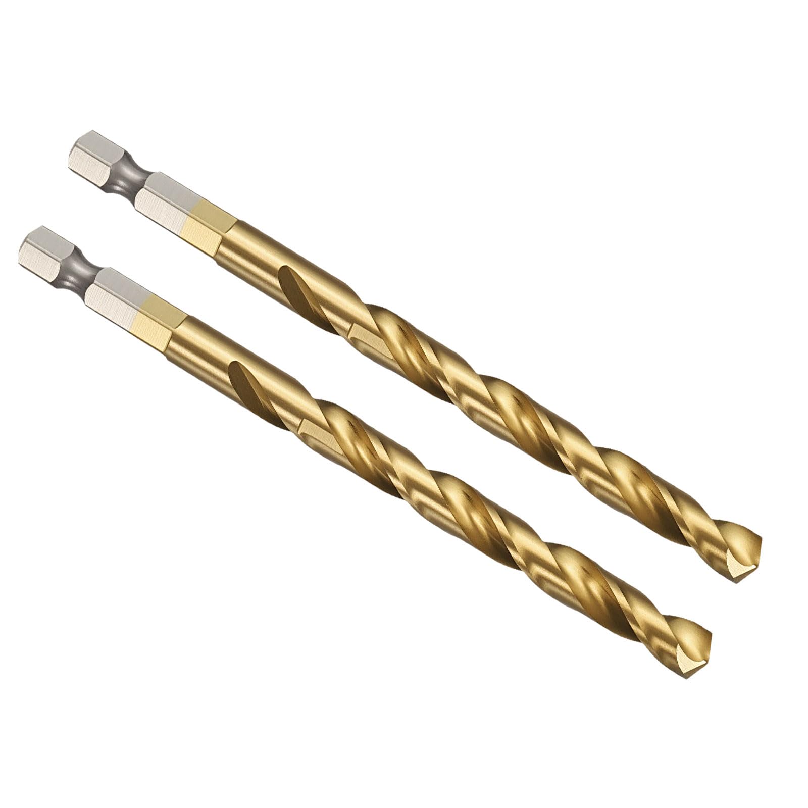 PATIKIL 7.1mm Hex Shank Drill Bit 9/32" M35 Cobalt 5% HSS 2 Pack — image 1