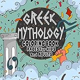 GREEK MYTHOLOGY Coloring Book Pages for Kids And Adults: Greek Coloring Book for teens Featuring Pat GREEK MYTHOLOGY Coloring Book Pages for Kids And Adults: Greek Coloring Book for teens Featuring Pat