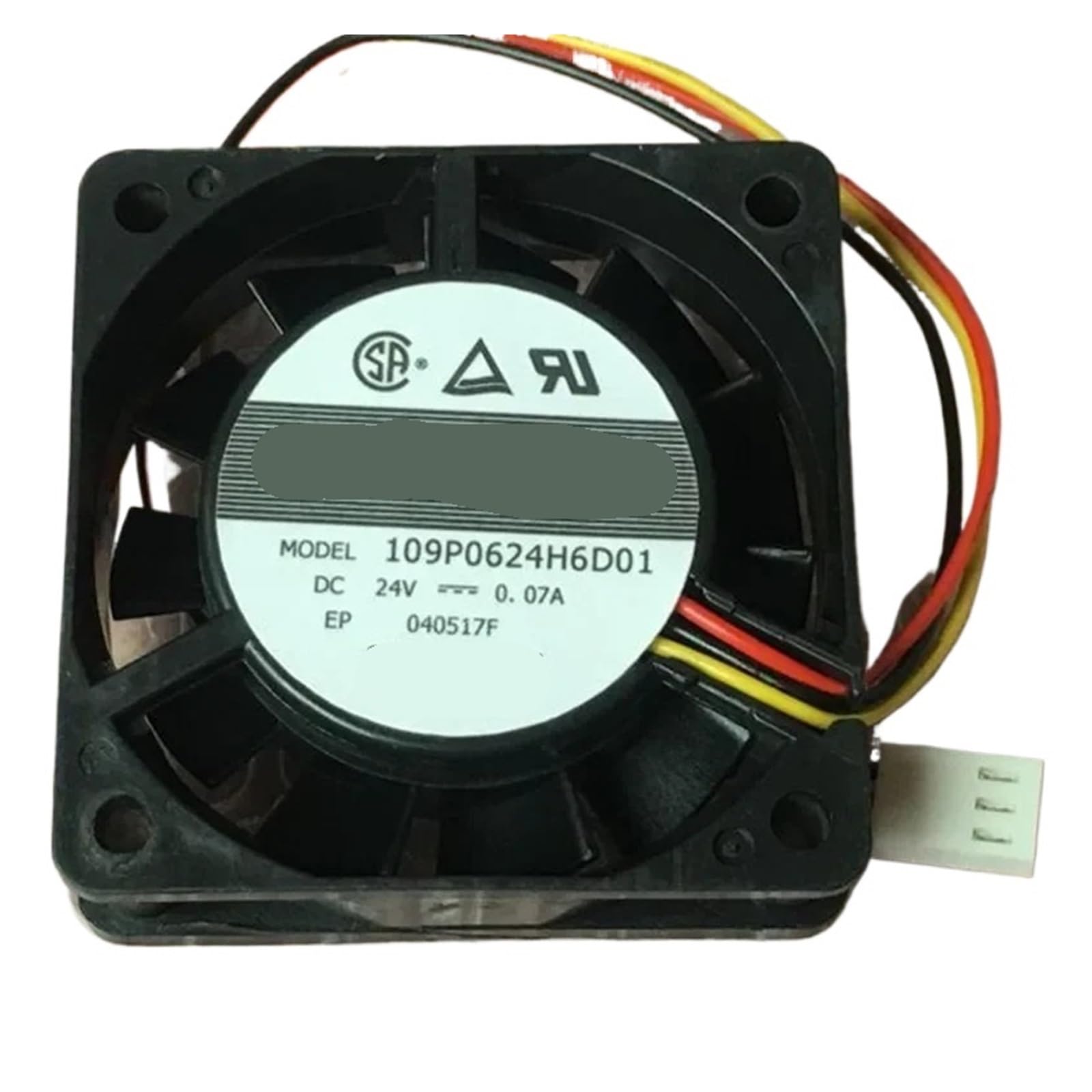 YMUGUEGH 109P0624H6D01 6020 24V 0.07A 6cm fan