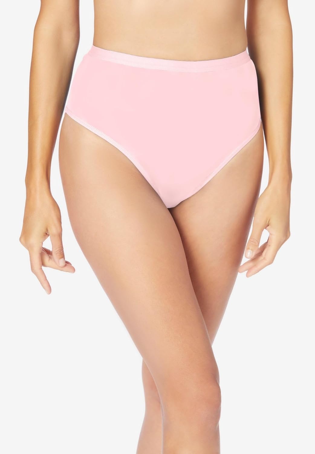 Comfort Choice Plus Size Hi-Cut Cotton Brief 5-Pack