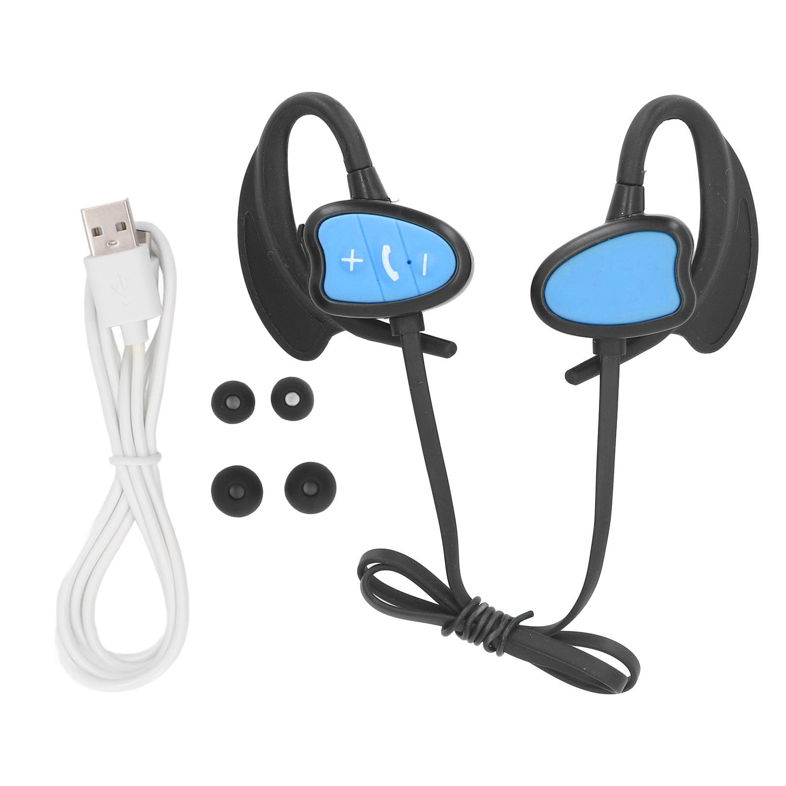 Słuchawki Bluetooth, Wodoodporne Słuchawki IPX8 do Pływania, Pływania w Uszy Wbudowane w pamięć 32 GB, Redukcja Hałasu, Dopasowanie do Sportu, Treningów, Biegania