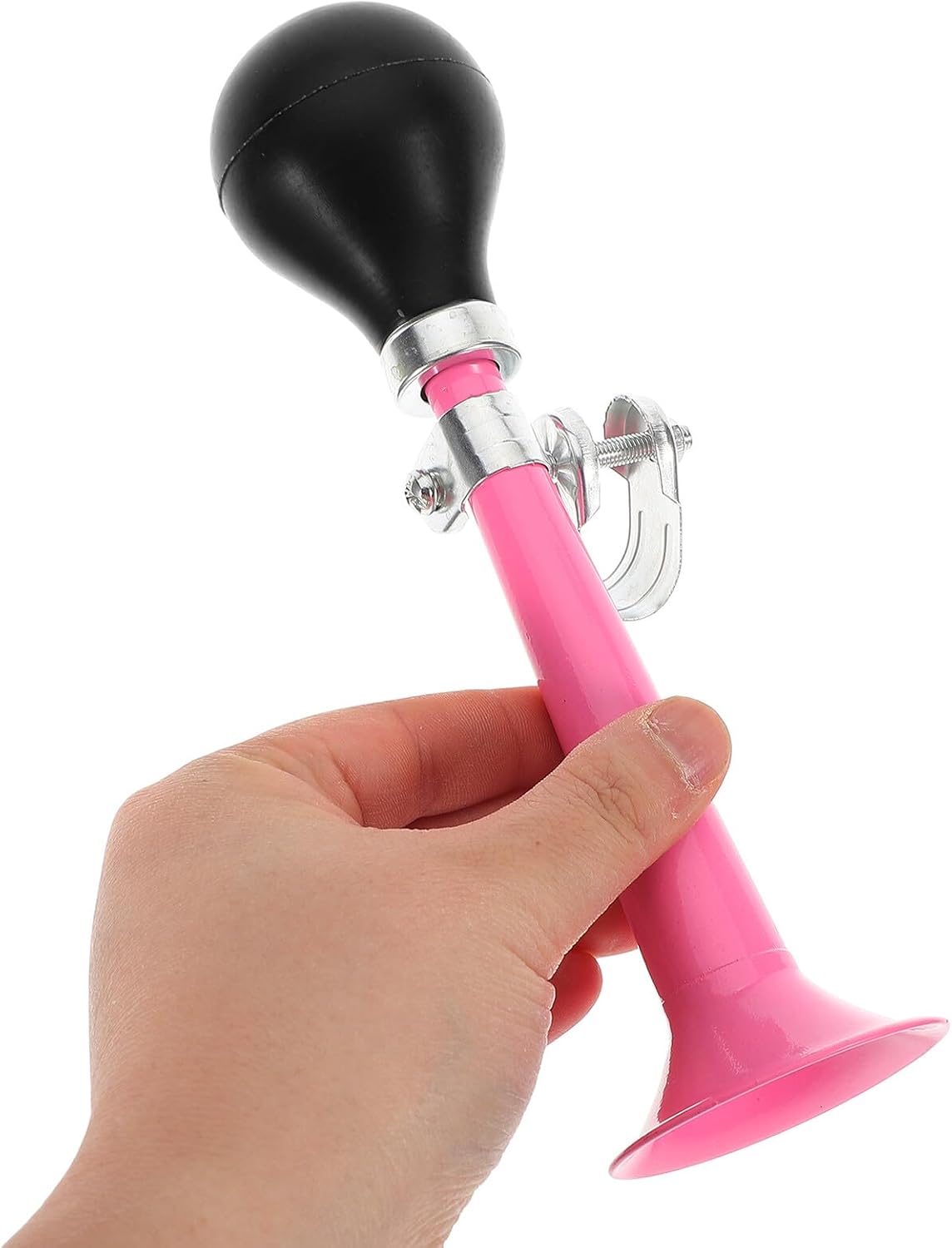Metal Bicycle Air Horn Loud Retro Handlebar Horn for Mountain Bikes Scooters Cycling Accessories Pink