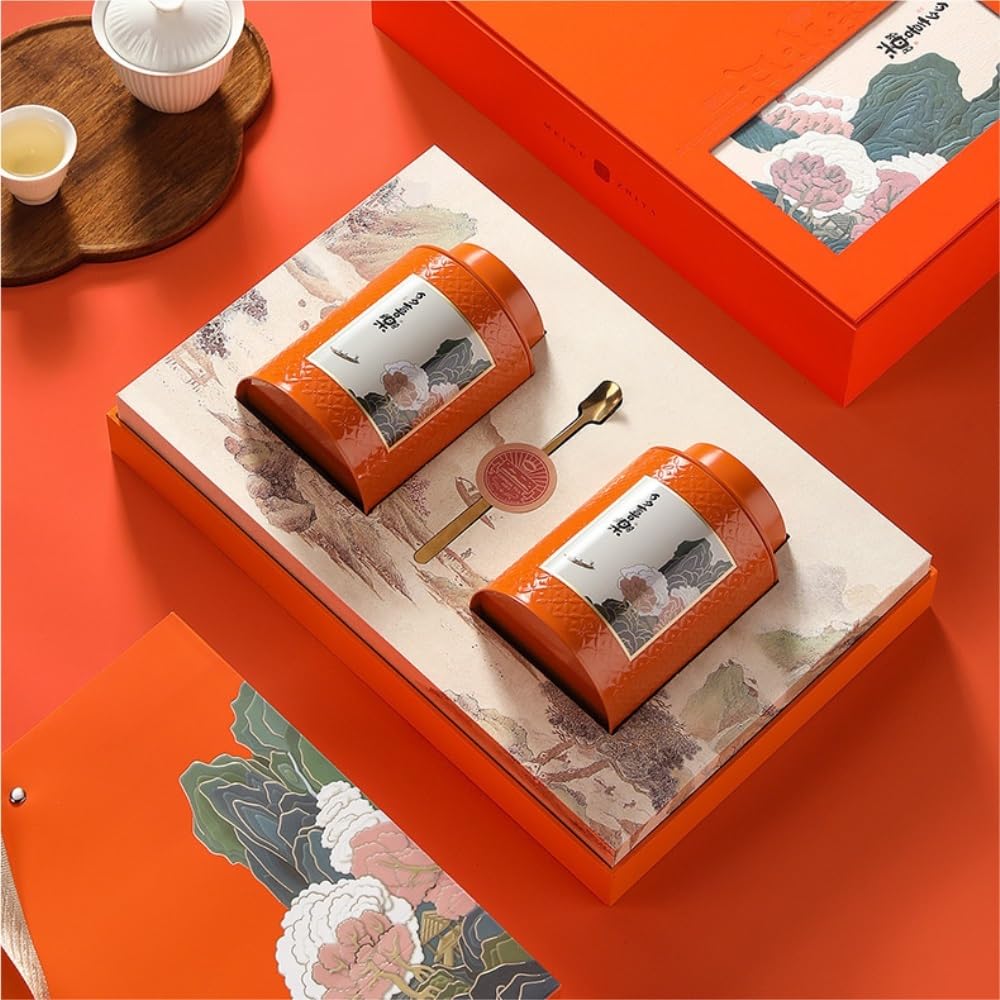Herbata Coffee pojemniki na cukry okrągłe puszki luzem pojemnik do przechowywania herbaty garnek kuchnia zamknięty słoik retro chiński zestaw do herbaty podwójna puszka na prezent zestaw pojemników