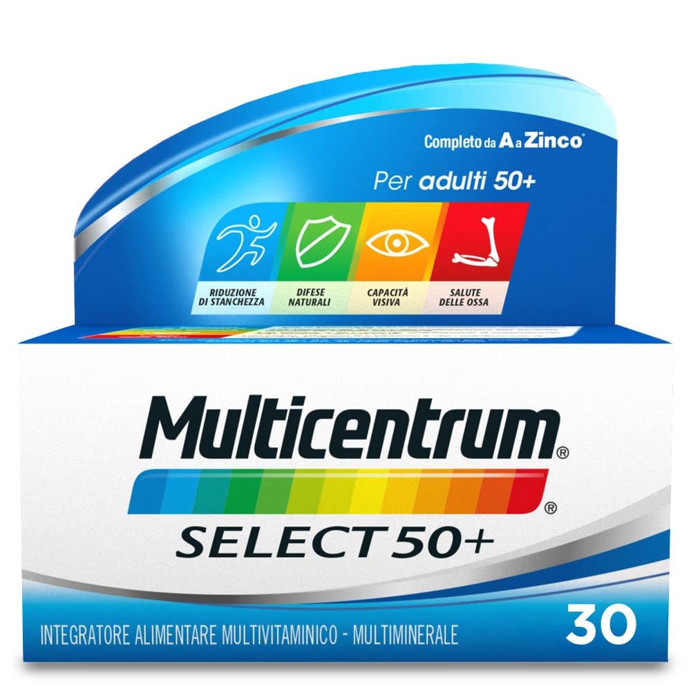 Pfizer Multicentrum Select per Adulti 50+, 90 Compresse