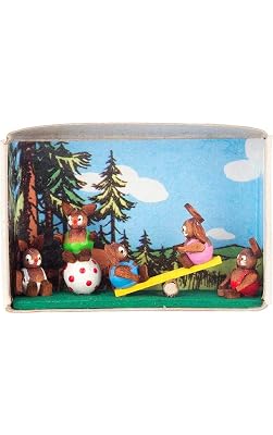 Alexander Taron 028-161 Dregeno Matchbox-Bunny Kids-1.5" H x 2.25" W x .75" D, Blue